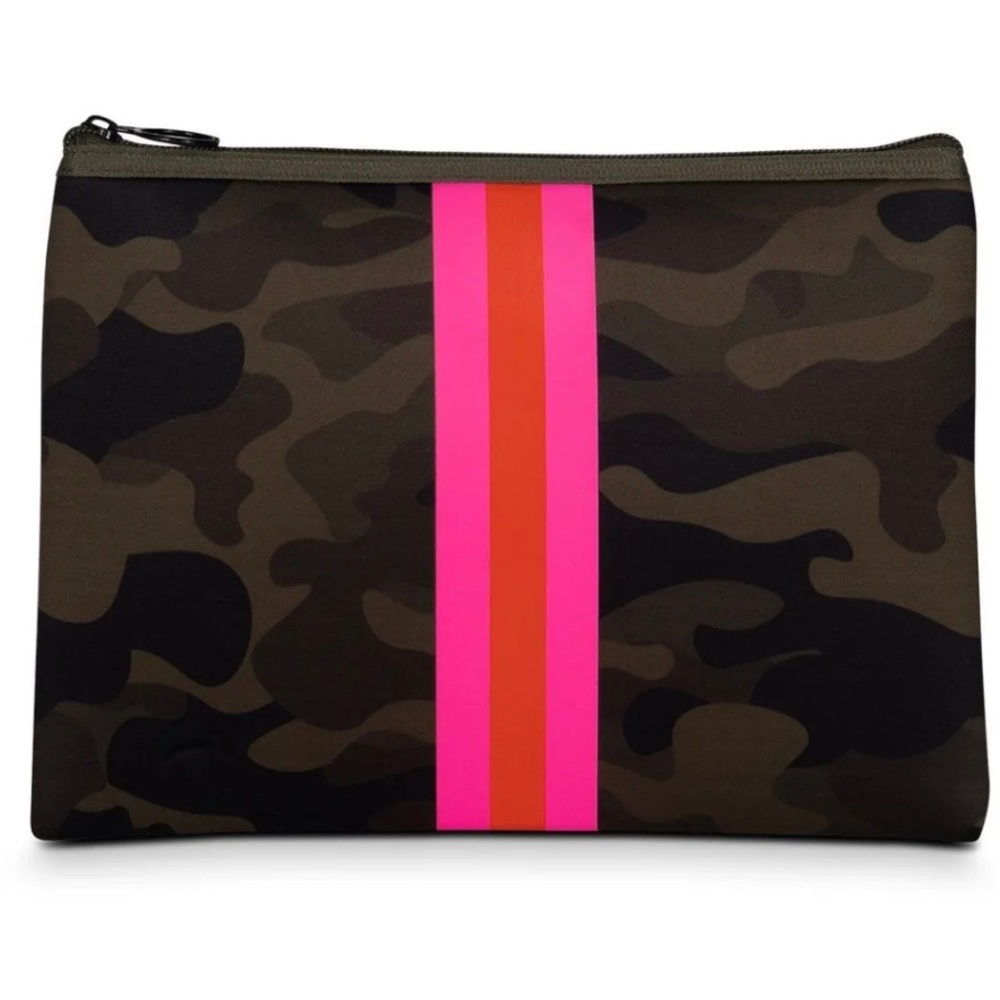 (LIKE NEW) Neoprene Camo Wristlet